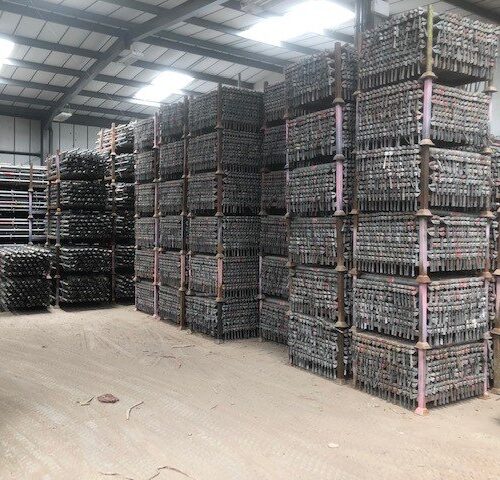 Complete 210 m² ALTRAD multidirectional scaffolding set – used, near new condition