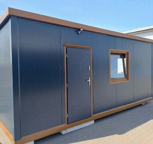 21 m² Office Container with WC + Kitchenette