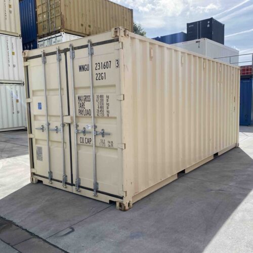20ft shipping container (beige ral 1015)