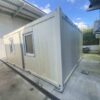 2 second-hand office containers connected together