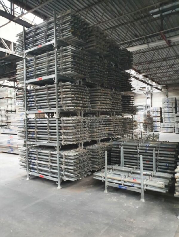 Complete Set of 350 m² Layher Allround Modular Scaffolding – Used, Like New Condition