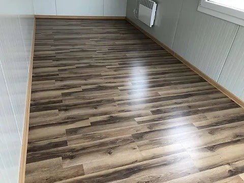 OFFICE CONTAINER 6 X 2.40 M WOOD COLOUR