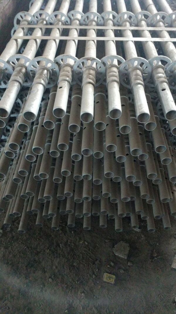 Complete Set of 350 m² Layher Allround Modular Scaffolding – Used, Like New Condition