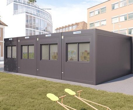 MODULAR CLASSROOM & OFFICE COMPLEX – SET OF 4 BUNGALOWS