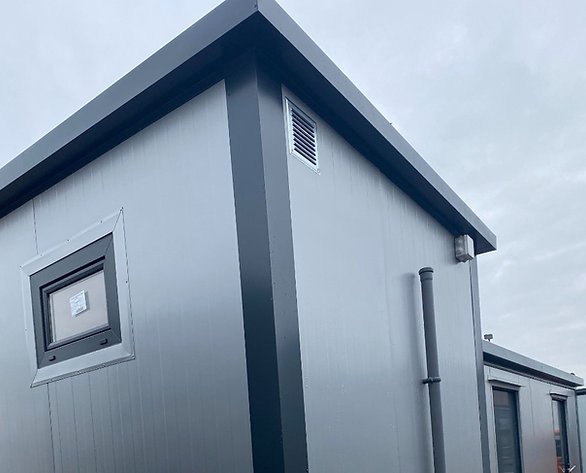 Sanitary container wc box – double cabin
