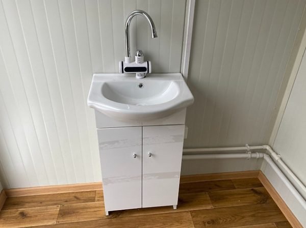 Sanitary container wc box – double cabin